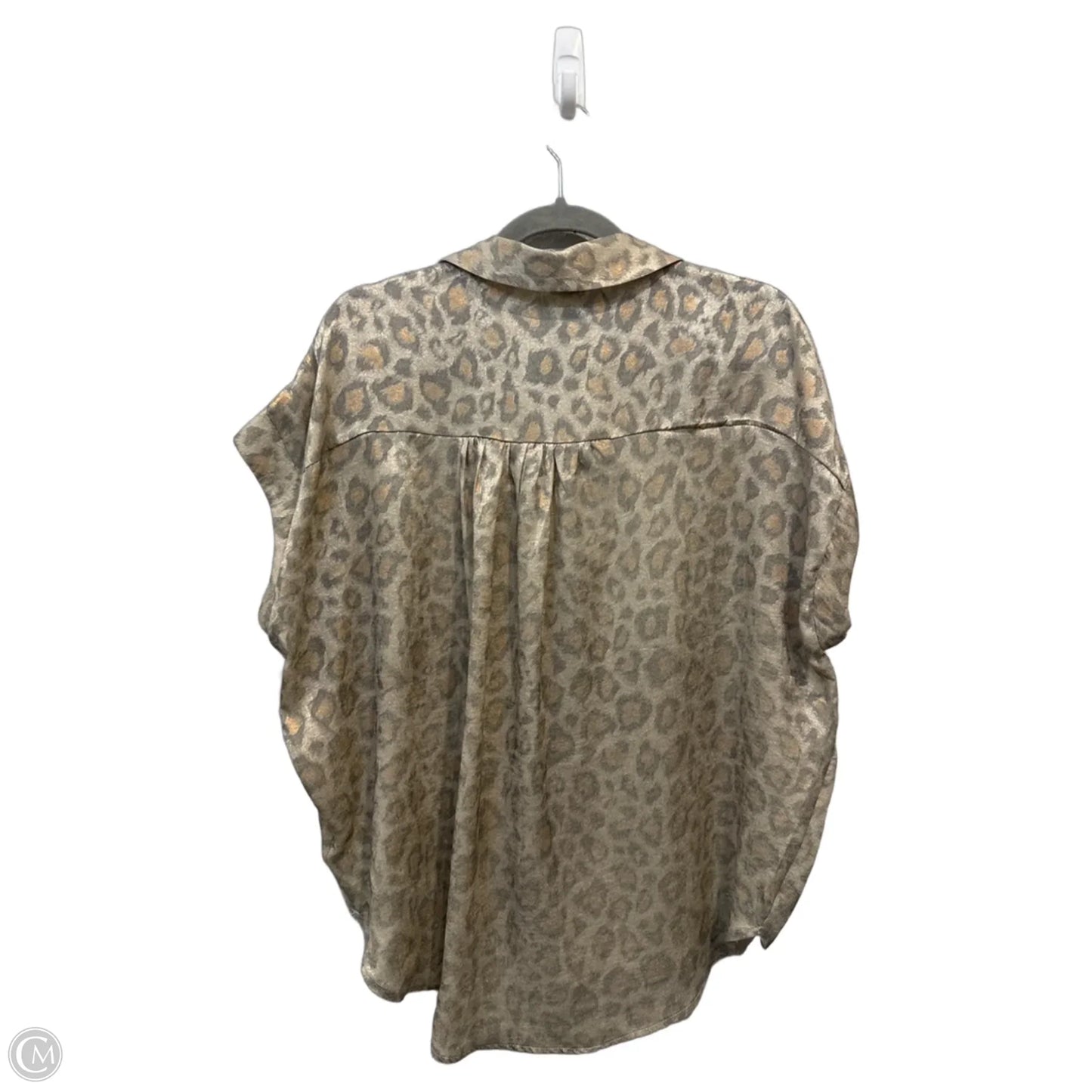 Top Short Sleeve By Jodifl In Animal Print, Size: S