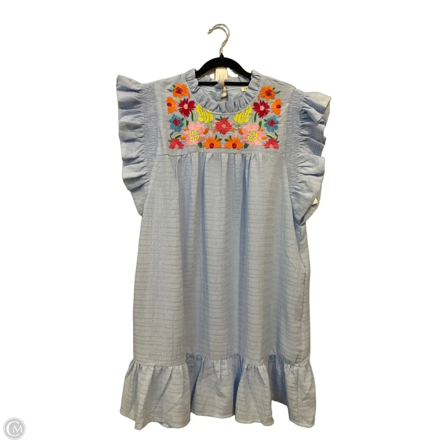 Dress Casual Midi By Jodifl In Blue, Size: L