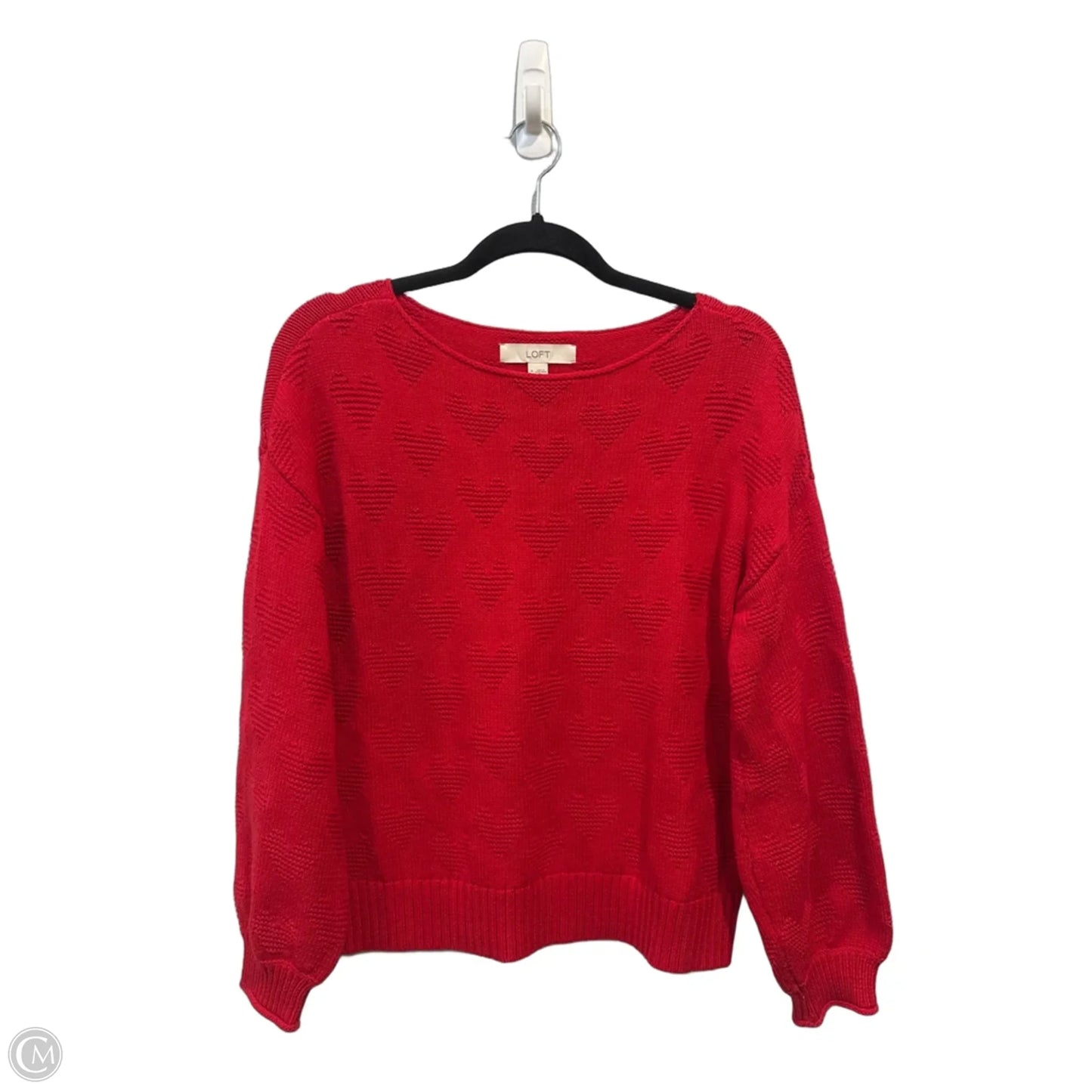 Sweater By Loft In Red, Size: M