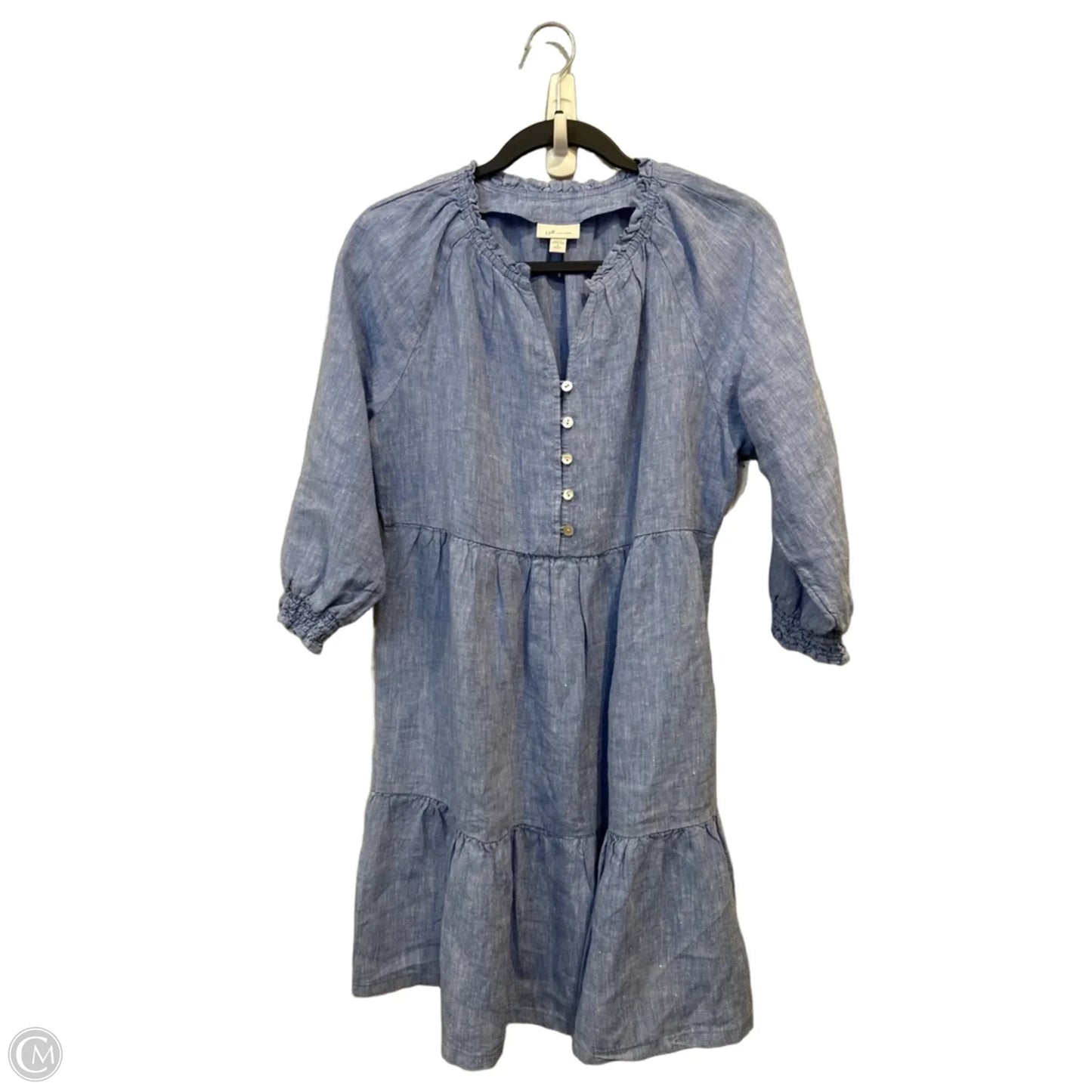 Dress Casual Midi By J. Jill In Blue, Size: Sp