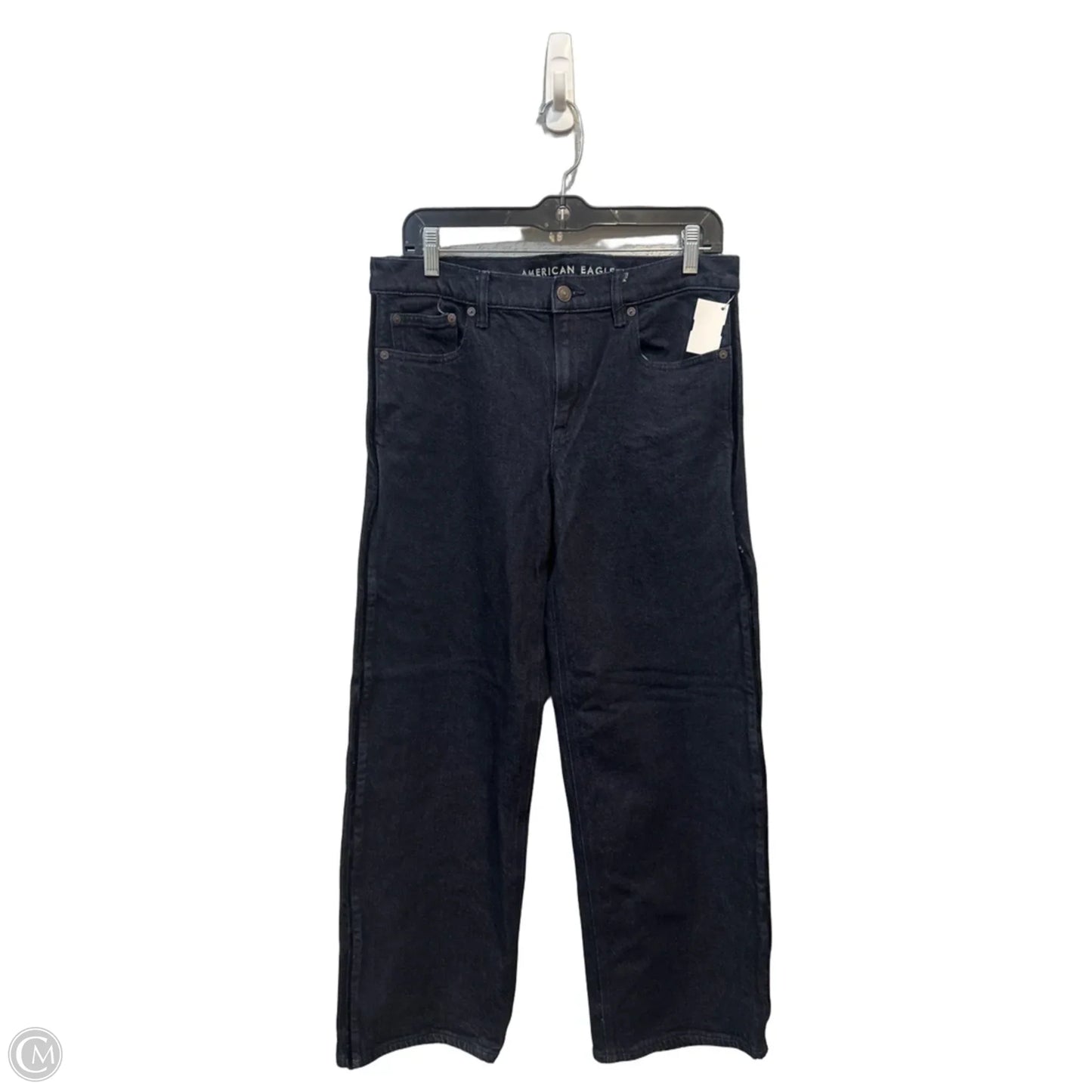 Jeans Wide Leg By American Eagle In Blue Denim, Size: 6