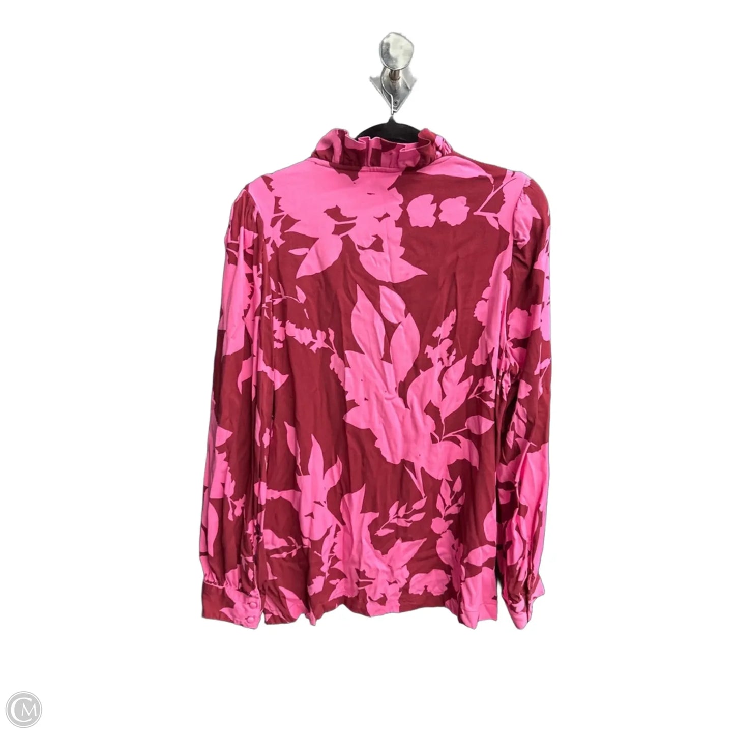 Top Long Sleeve By Crown And Ivy In Pink, Size: L