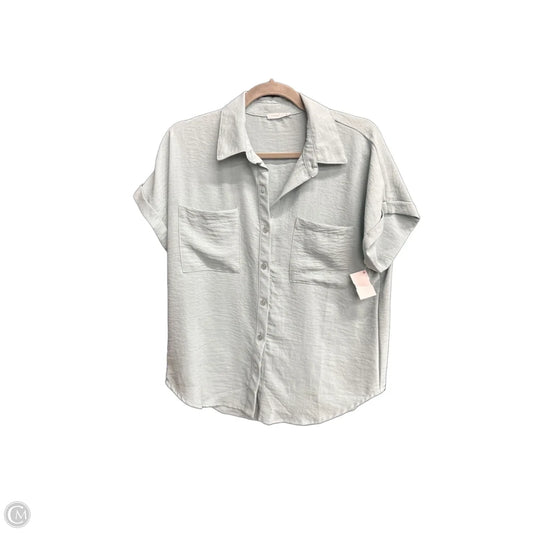 Top Short Sleeve By Timing In Blue, Size: S