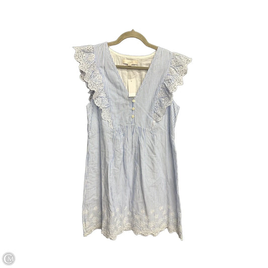 Dress Casual Short By Loft In Striped Pattern, Size: S
