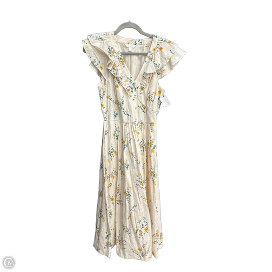 Dress Casual Maxi By Lc Lauren Conrad In Cream, Size: S