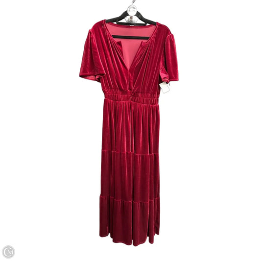 Dress Casual Maxi By Clothes Mentor In Red, Size: S