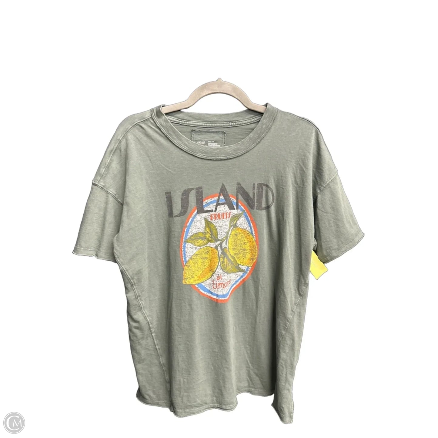 Top Short Sleeve By Aerie In Green, Size: Xs