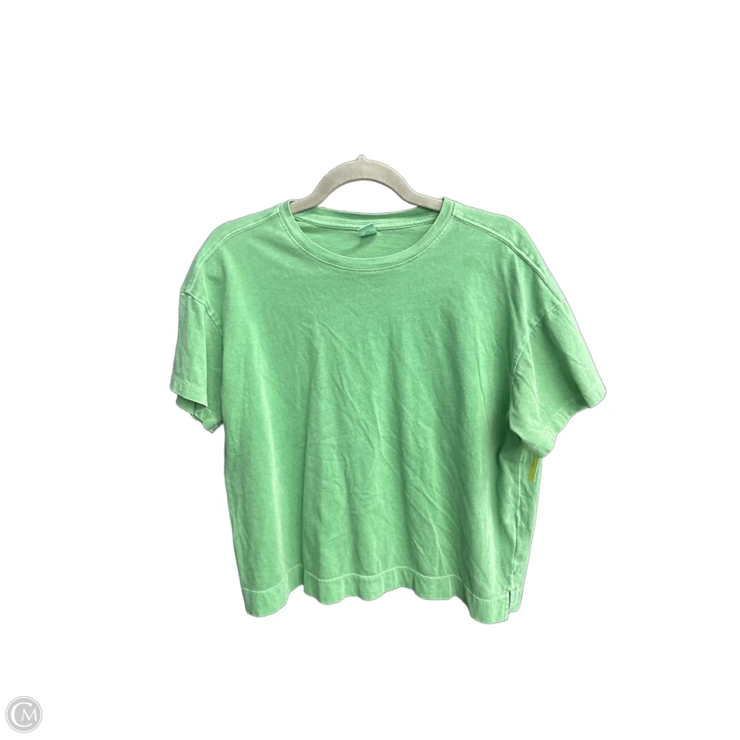 Top Short Sleeve Basic By Old Navy In Green, Size: S
