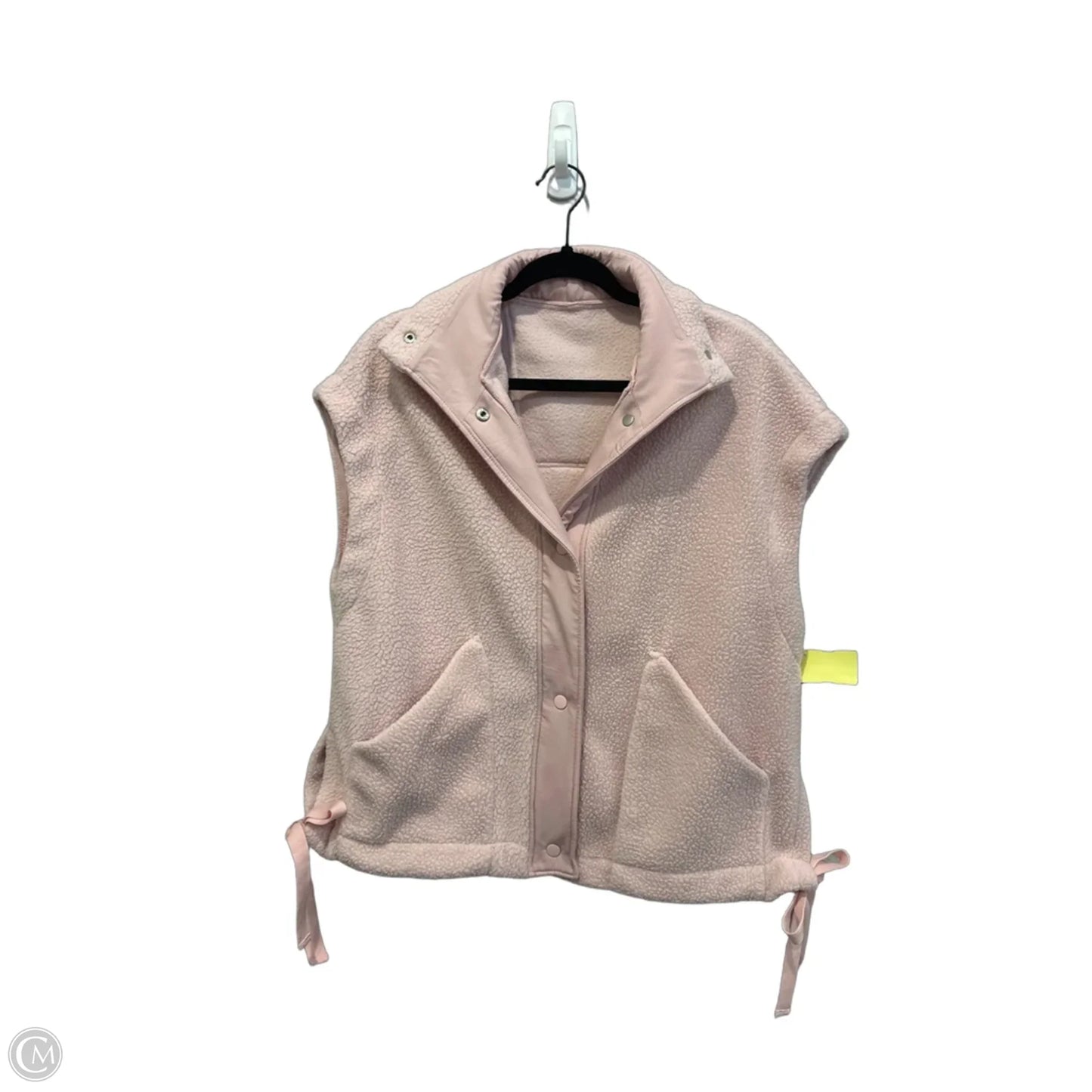 Jacket Fleece By Clothes Mentor In Pink, Size: M