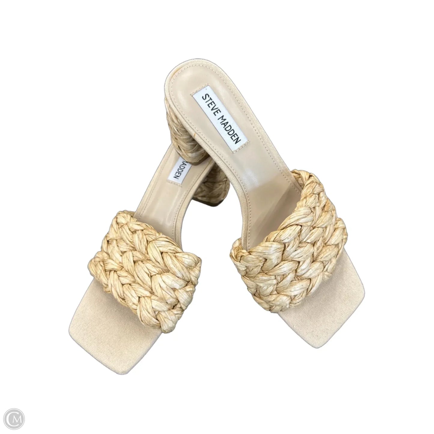 Shoes Heels Block By Steve Madden In Cream, Size: 8