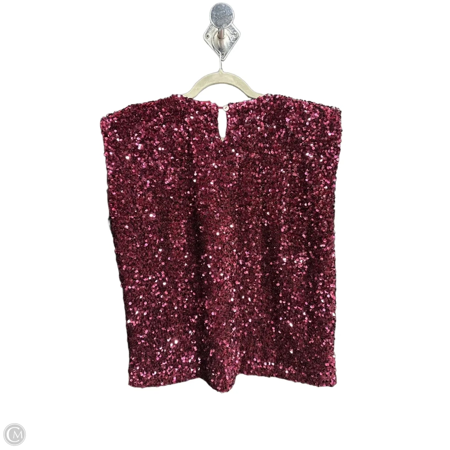 Top Sleeveless By Buddy Love In Maroon, Size: L