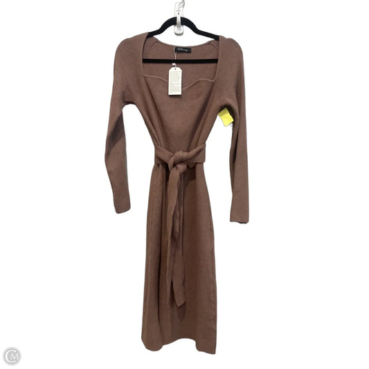 Dress Casual Maxi By Lillusory In Brown, Size: S