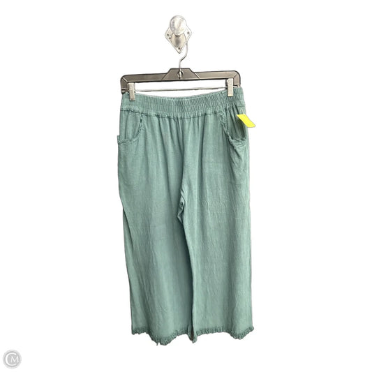 Pants Linen By Umgee In Green, Size: S