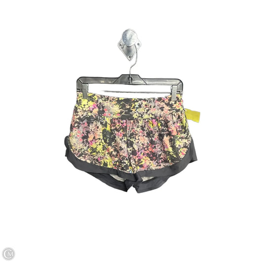 Athletic Shorts By Lululemon In Multi-colored, Size: 6