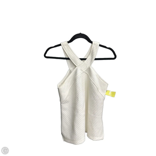 Top Sleeveless By Anthropologie In White, Size: S