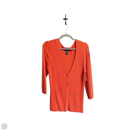 Cardigan By New York And Co In Orange, Size: M