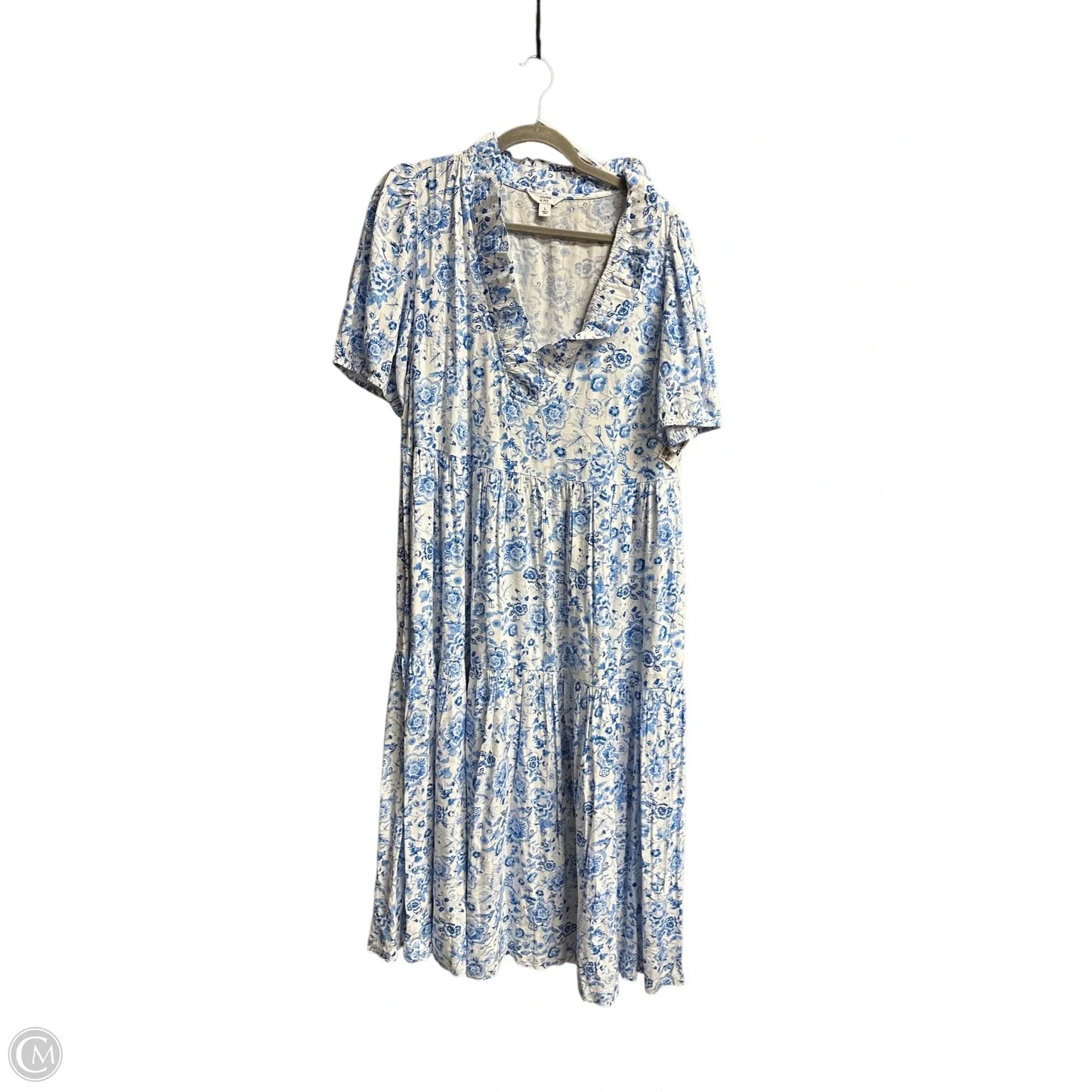 Dress Casual Maxi By Crown And Ivy In Blue, Size: L