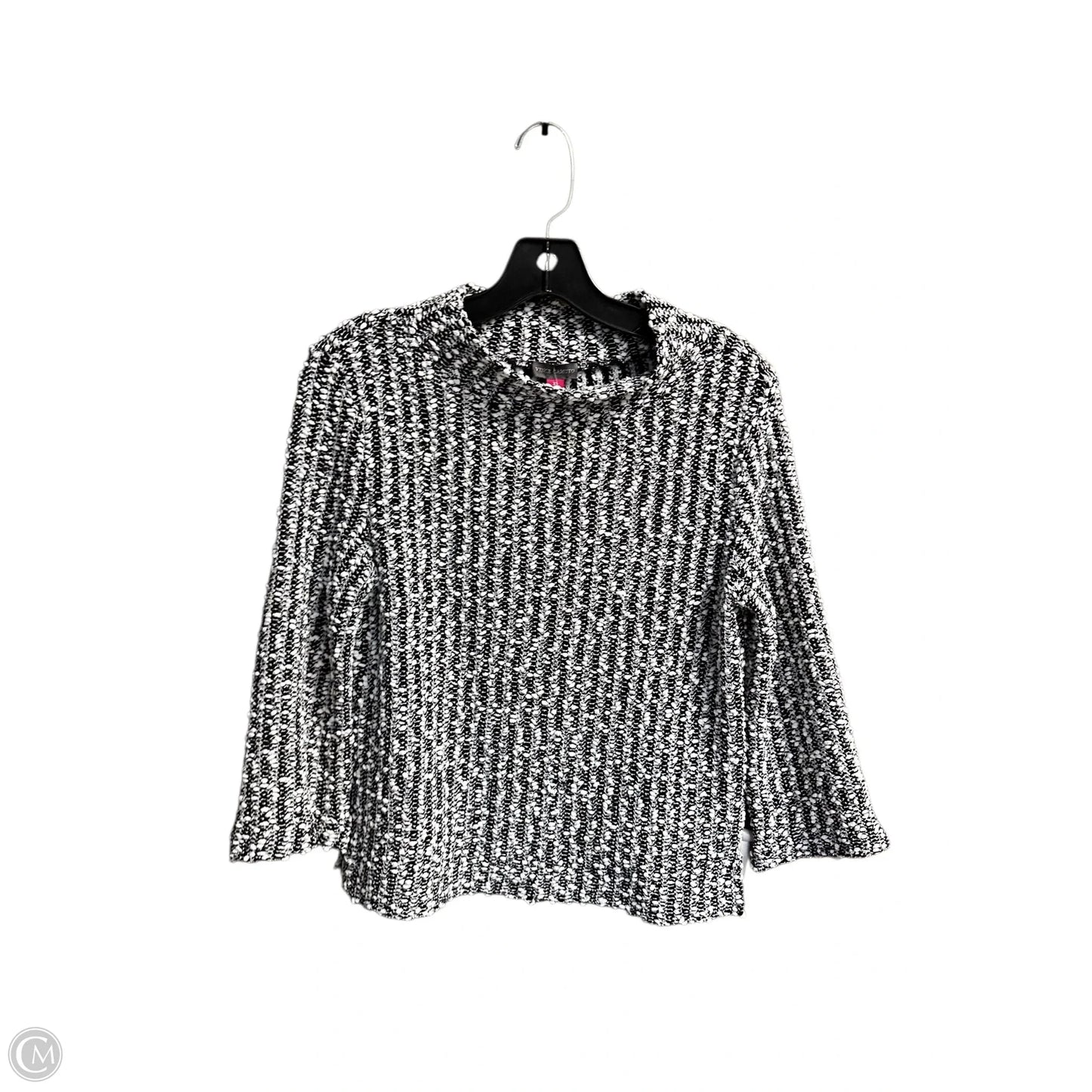 Top Long Sleeve By Vince Camuto In Black, Size: Xs
