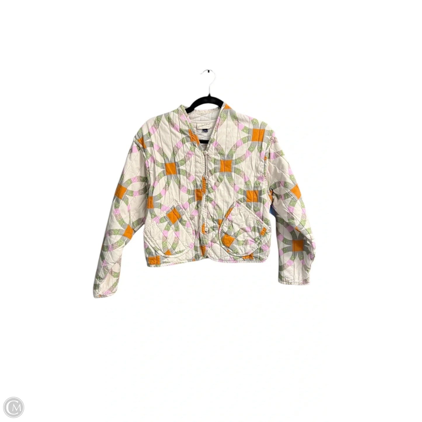 Jacket Shirt By Universal Thread In Cream, Size: S