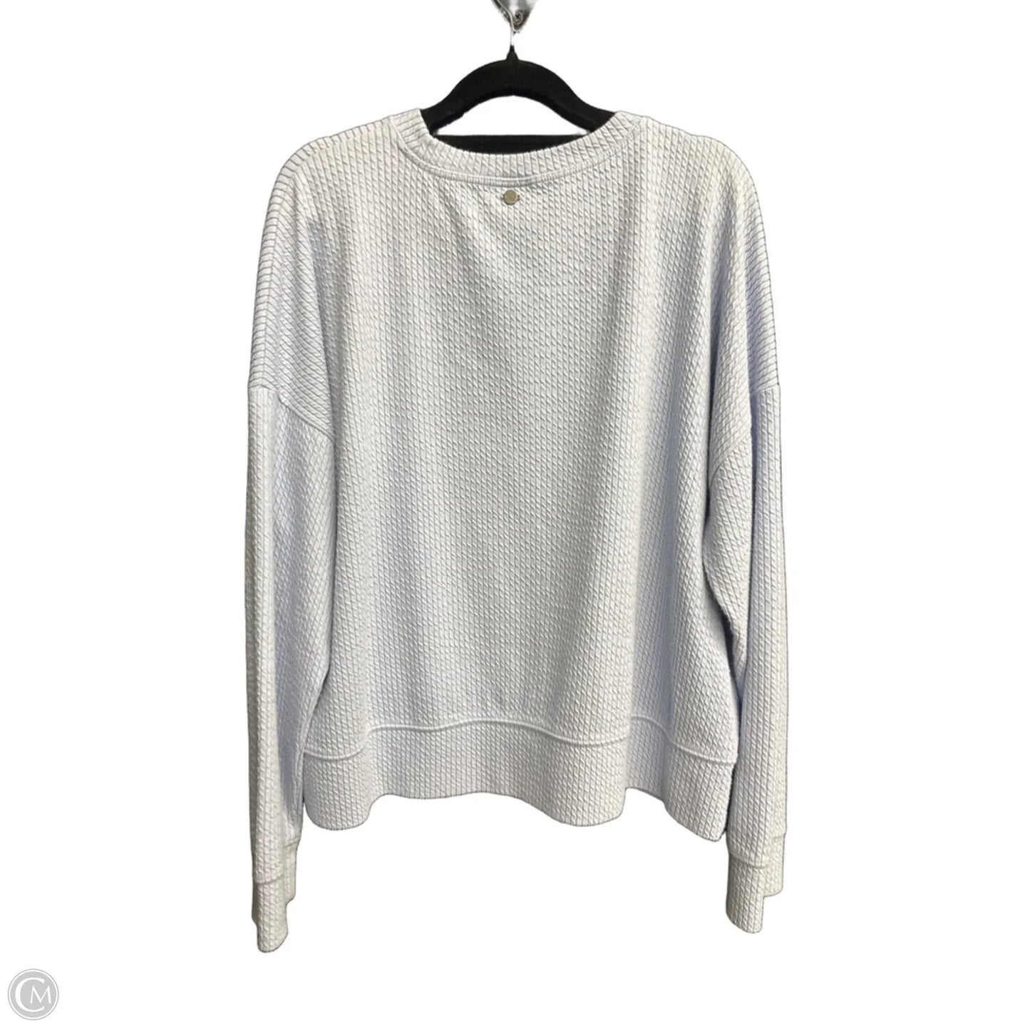 Athletic Top Long Sleeve Collar By Calia In Blue, Size: L