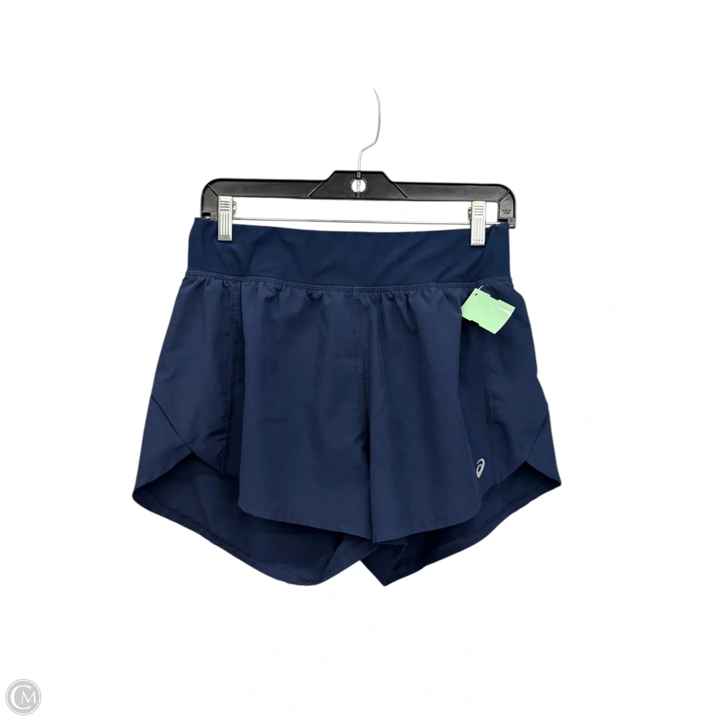Athletic Shorts By Asics In Navy, Size: M