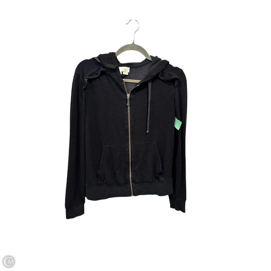 Jacket Designer By Kate Spade In Black, Size: S