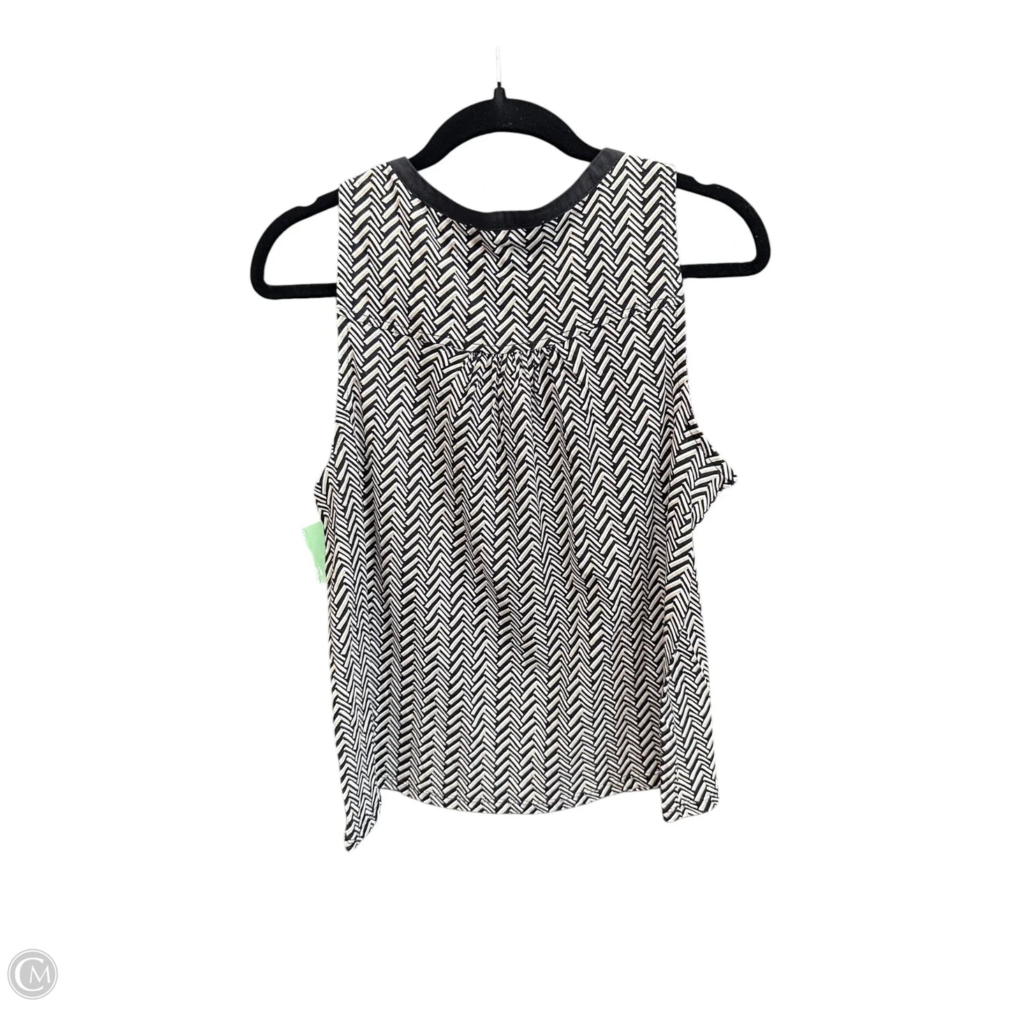 Top Sleeveless By Loft In Black, Size: M