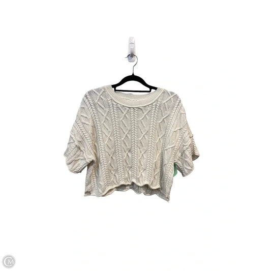 Top Short Sleeve By Altard State In Cream, Size: S