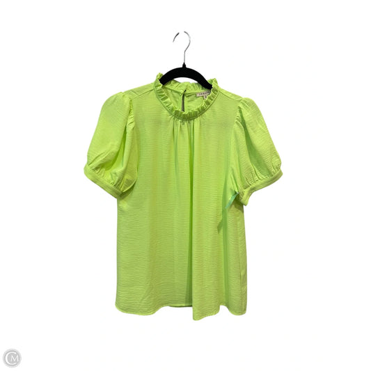 Top Short Sleeve By Jodifl In Yellow, Size: S