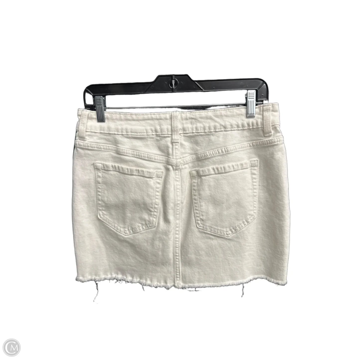Shorts By Eunina In White Denim, Size: M