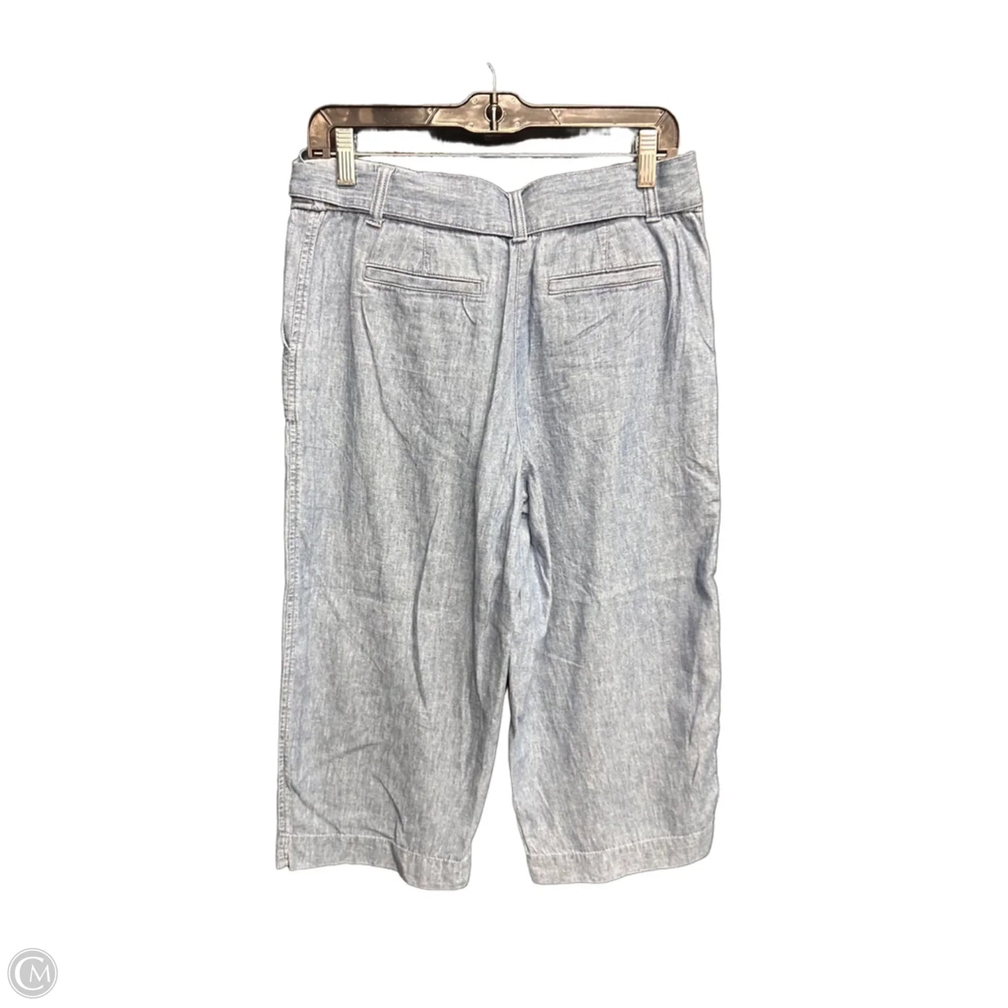 Pants Linen By Talbots In Blue Denim, Size: 4p