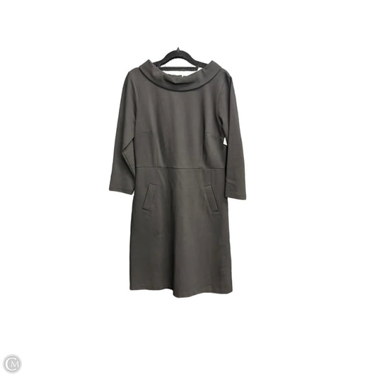 Dress Casual Midi By Talbots In Black, Size: 4