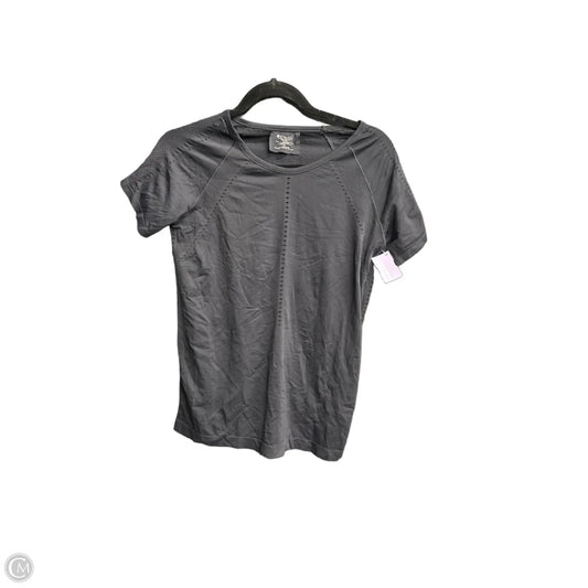 Athletic Top Short Sleeve By Athleta In Black, Size: M