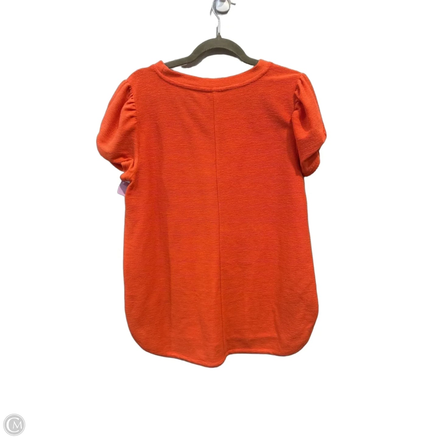 Top Short Sleeve By Crown And Ivy In Orange, Size: L