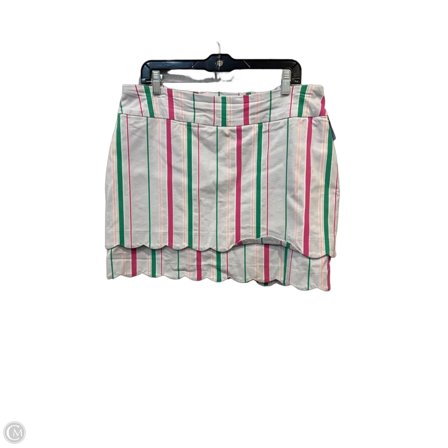 Skirt Mini & Short By Crown And Ivy In Striped Pattern, Size: 16