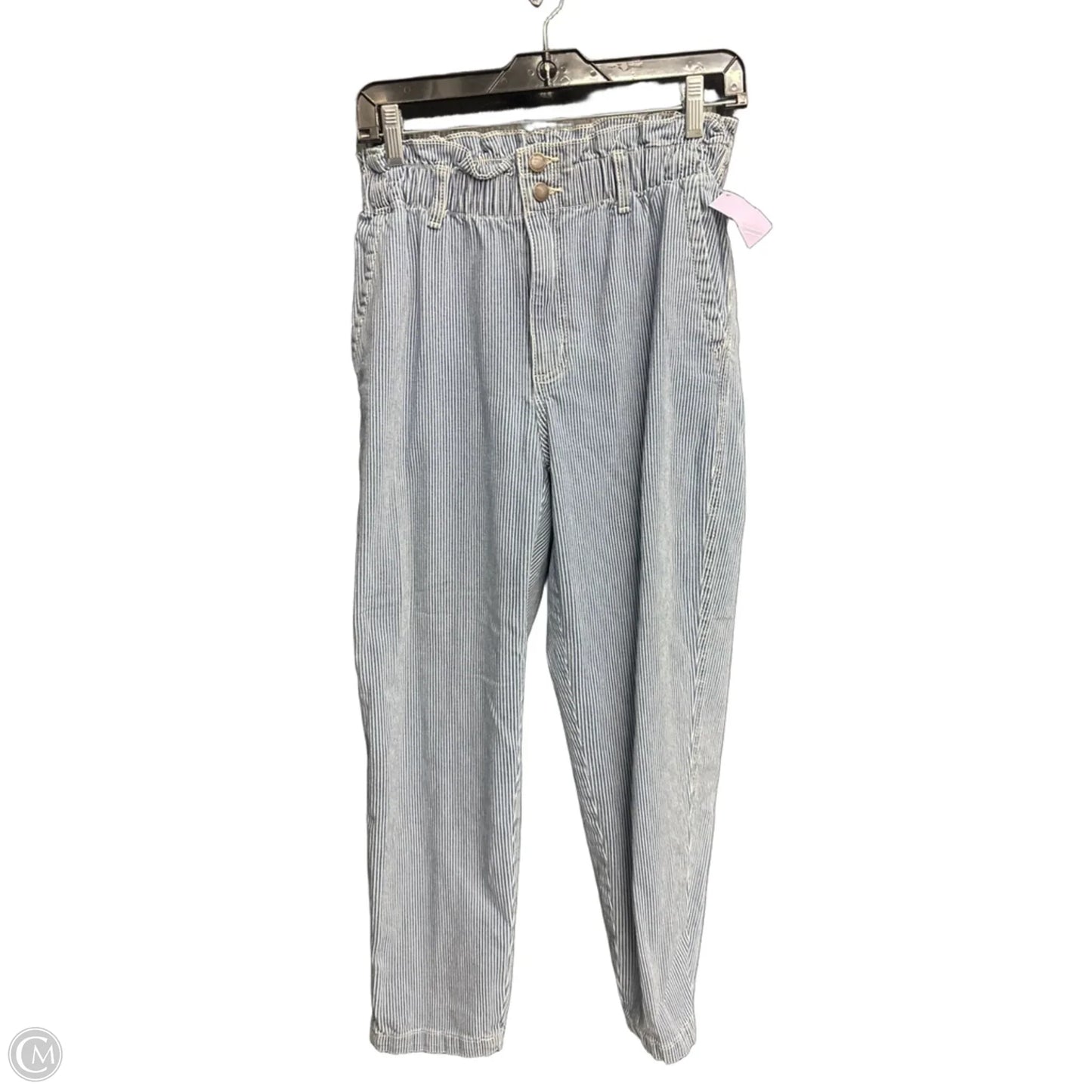 Jeans Straight By Universal Thread In Striped Pattern, Size: 6