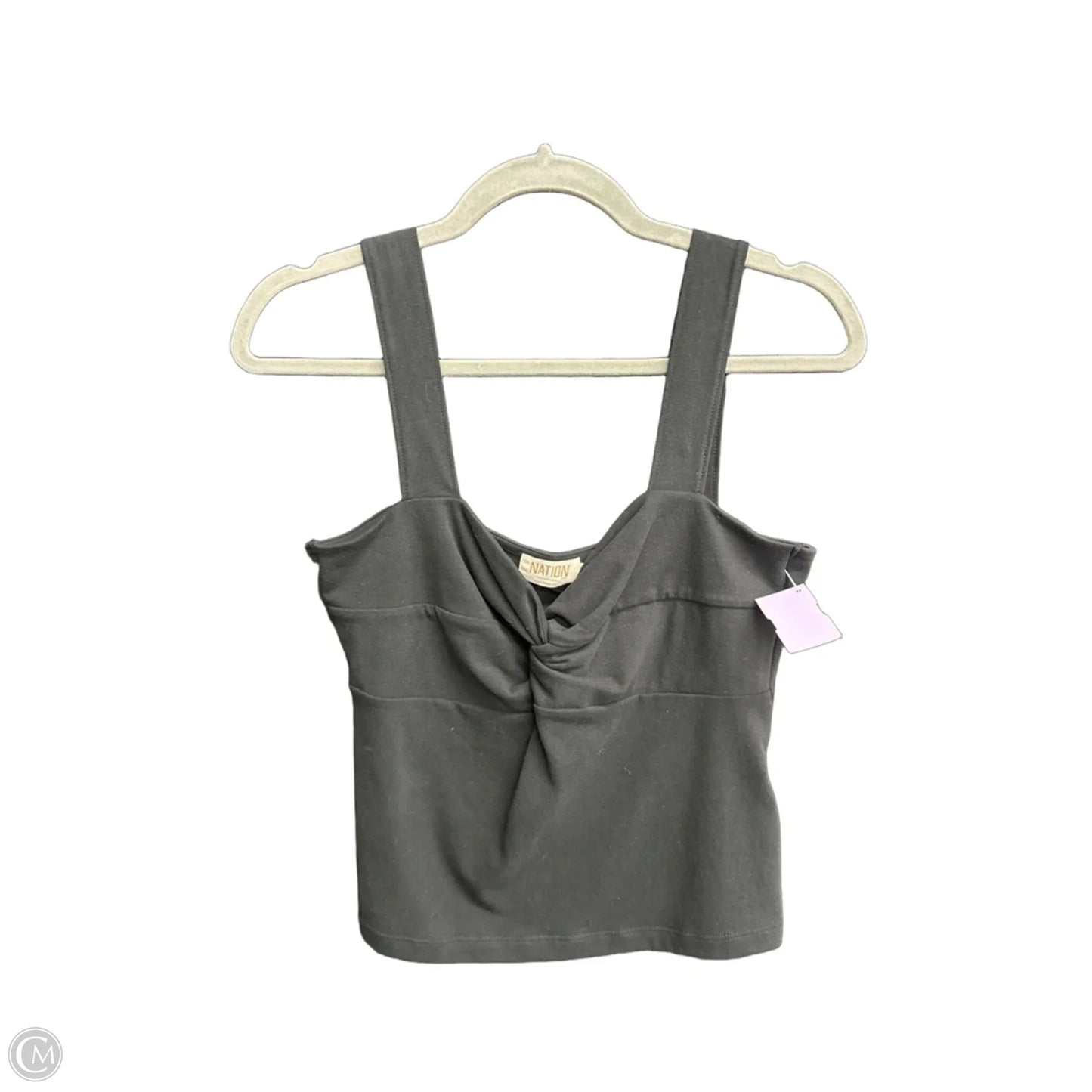Top Sleeveless By Nation In Black, Size: M