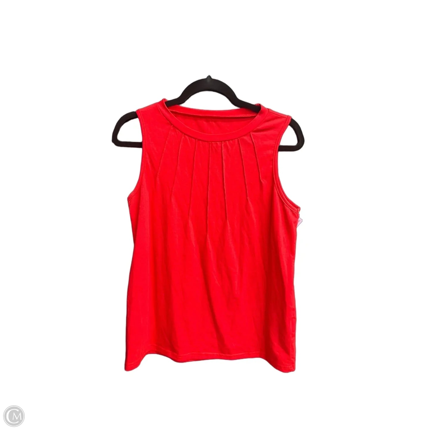 Top Sleeveless By Clothes Mentor In Red, Size: S