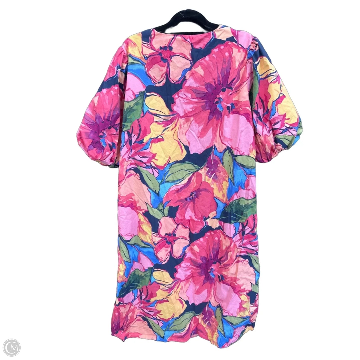Dress Casual Midi By Chicos In Floral Print, Size: Xl