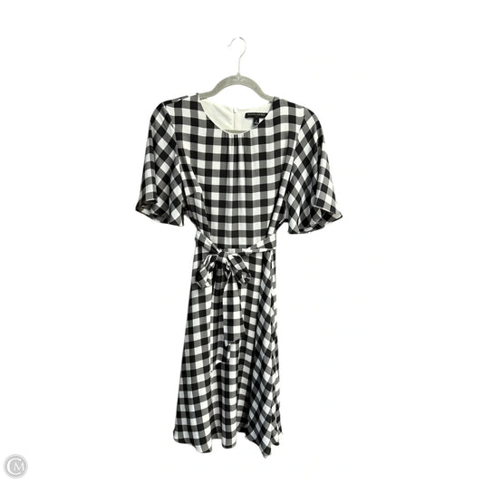Dress Casual Midi By Banana Republic In Black & White, Size: 2