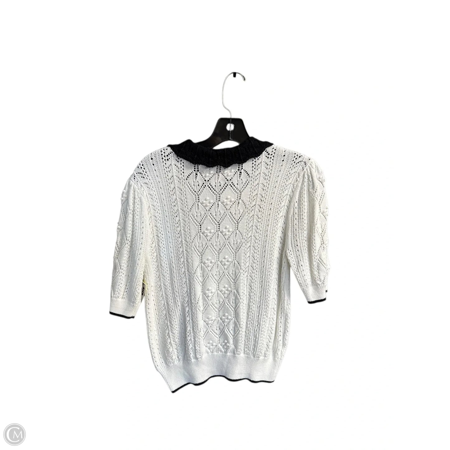 Top Short Sleeve By Loft In White, Size: M