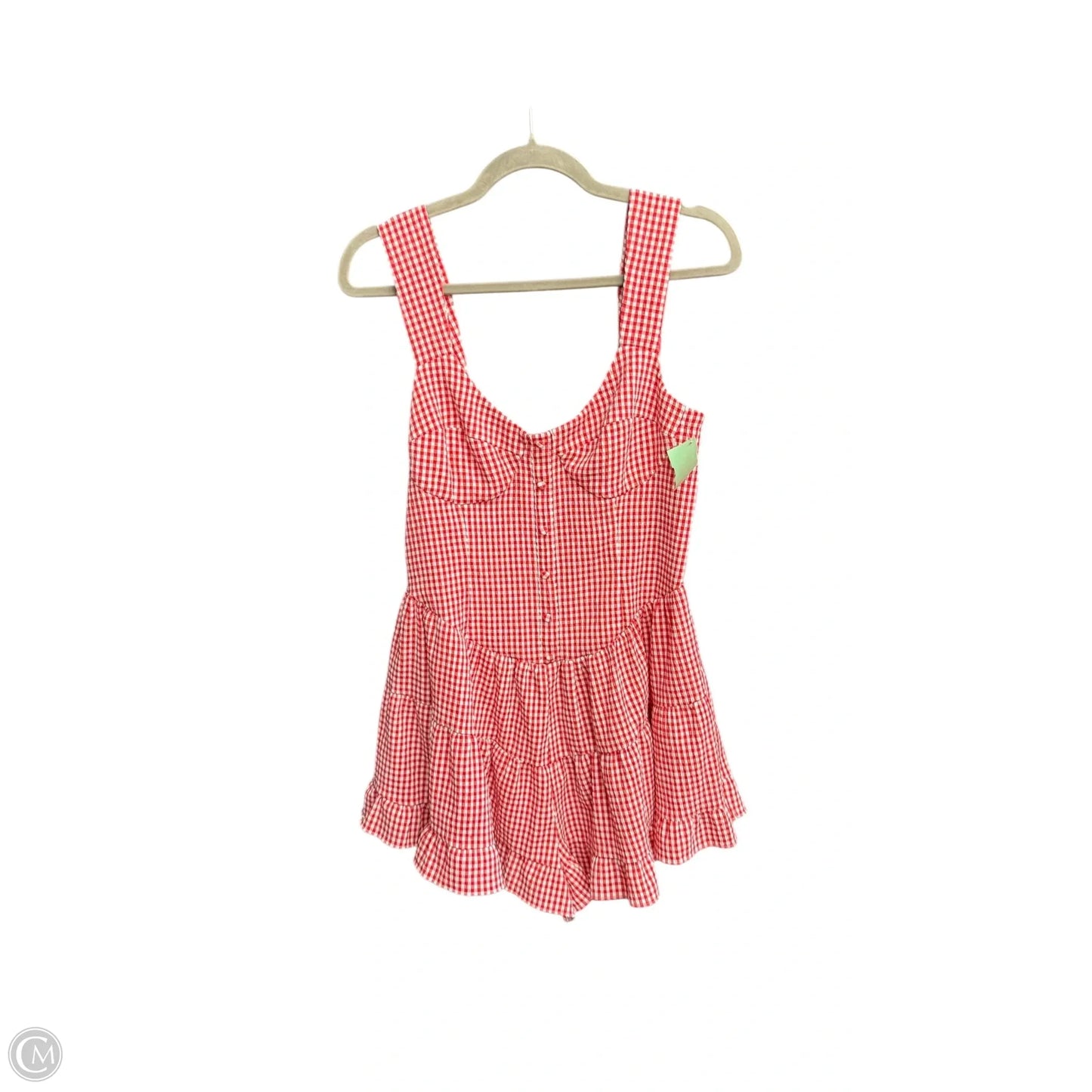 Romper By Clothes Mentor In Red, Size: L
