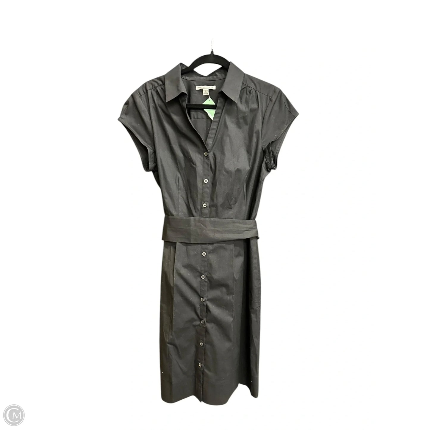 Dress Casual Midi By Banana Republic In Black, Size: Xl
