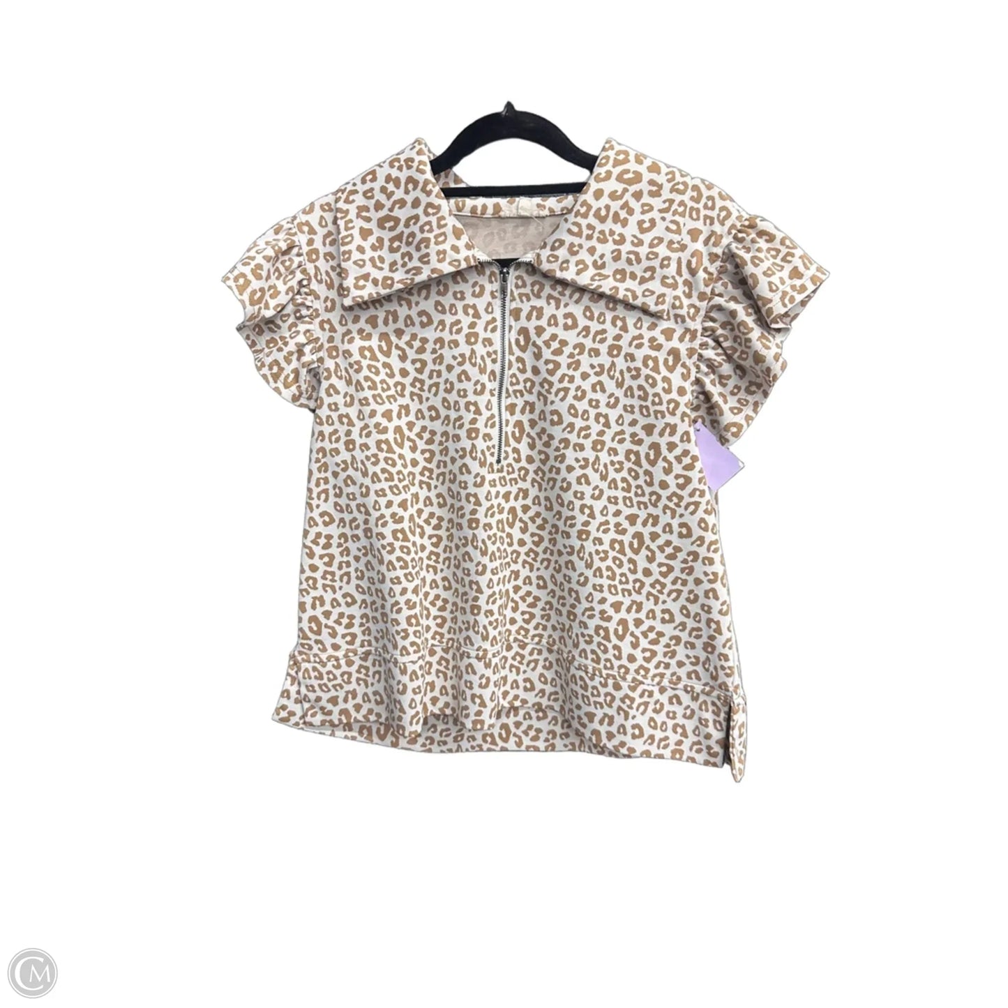 Top 2pc Sleeveless By Jodifl In Animal Print, Size: M