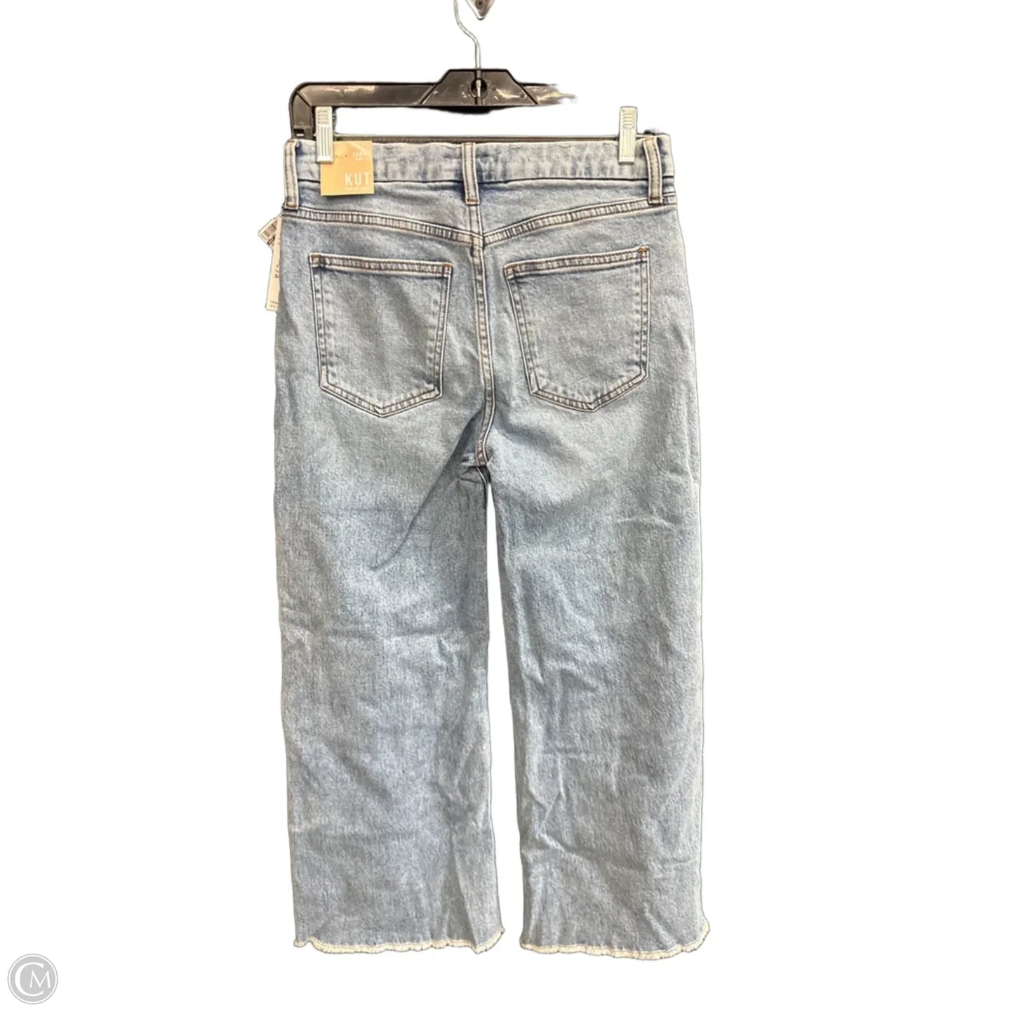 Jeans Straight By Kut In Blue Denim, Size: 0