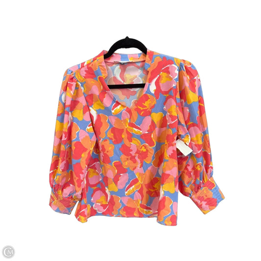 Top Short Sleeve By Michelle Mcdowell In Multi-colored, Size: Xs