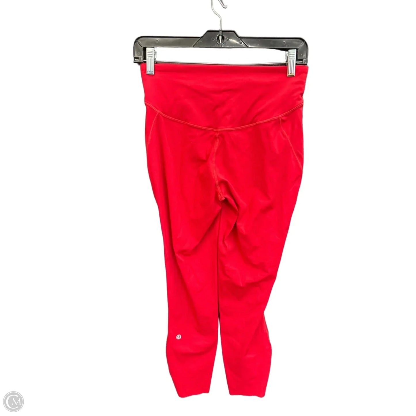 Athletic Leggings Capris By Lululemon In Red, Size: S