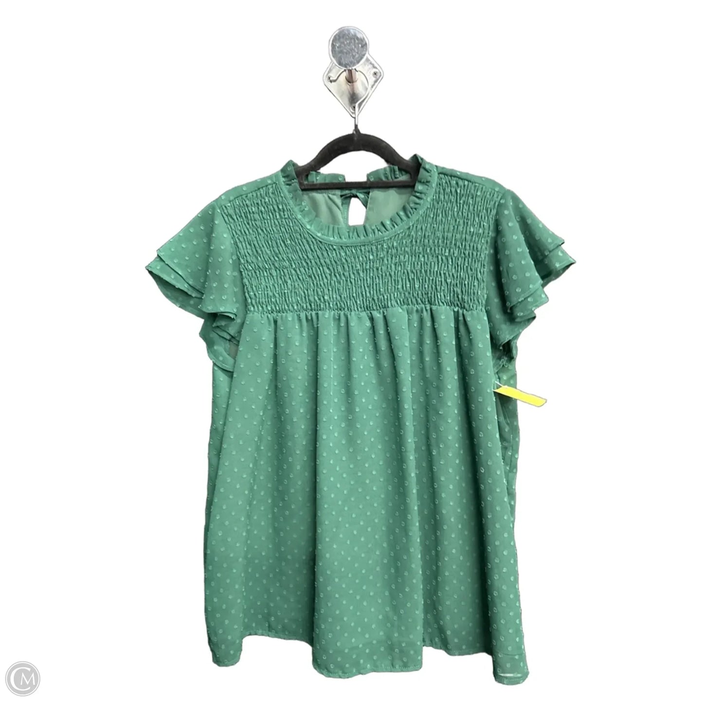 Top Sleeveless By Clothes Mentor In Green, Size: S