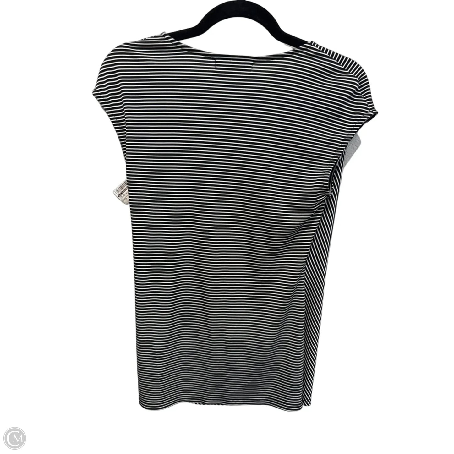 Top Short Sleeve By Liz Claiborne In Striped Pattern, Size: S