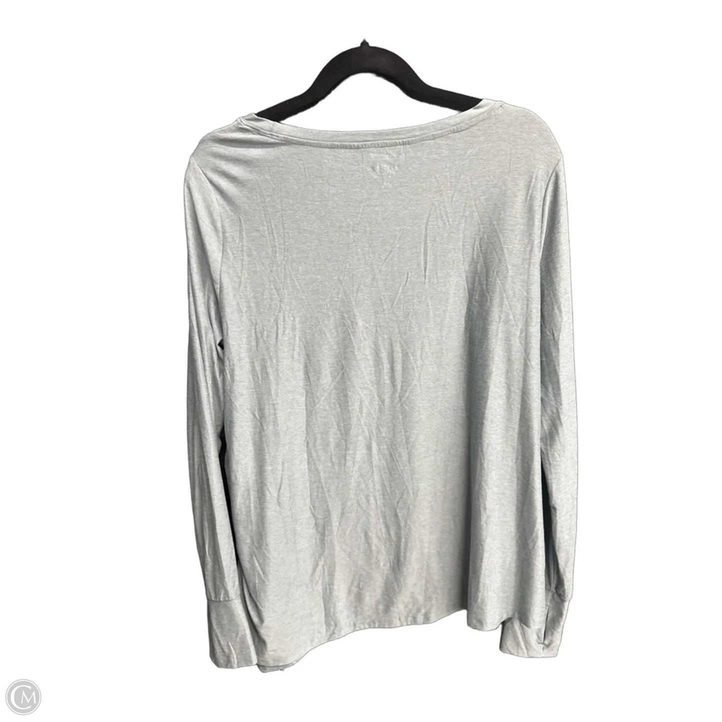 Athletic Top Long Sleeve Collar By Old Navy In Green, Size: L